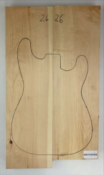 Body Swiss Pine, Unique Piece #008, 2-pcs., 615 x 186(2x) x 50mm